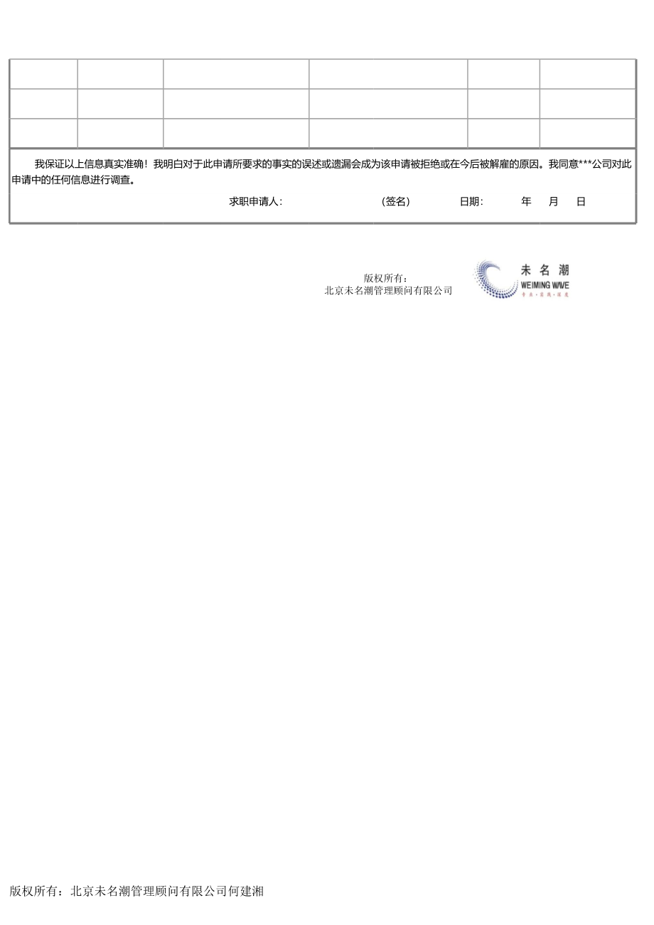 【招聘管理工具】求职人员登记表（可直接打印两页标准完整模板）1.xlsx_第3页