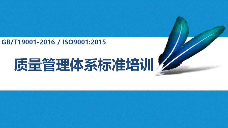 ISO9001：2015(GB-T19001-2016)质量管理体系标准培训 (2).pptx_第1页