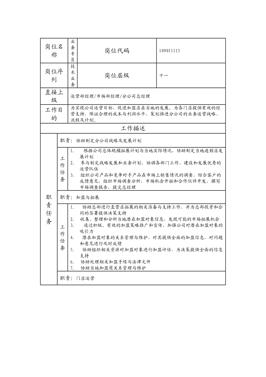 109011115 业务专员.doc_第1页