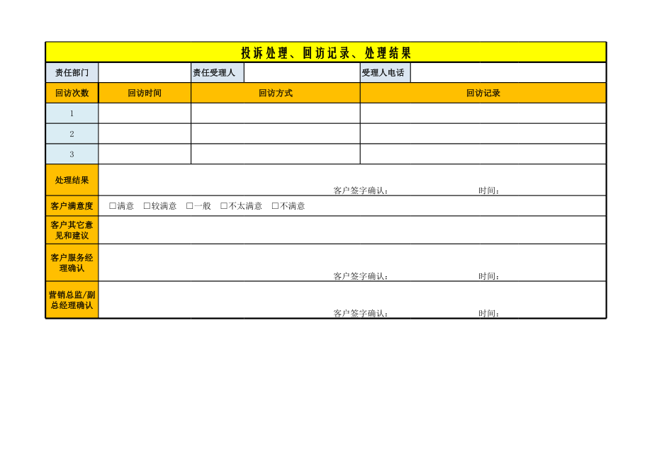 客户投诉处理表 (2).xls_第3页