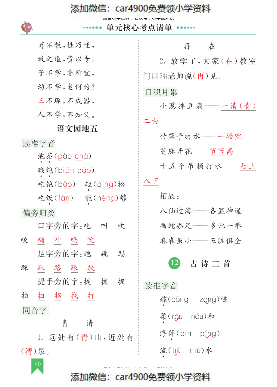 第六单元核心考点清单.pdf_第1页