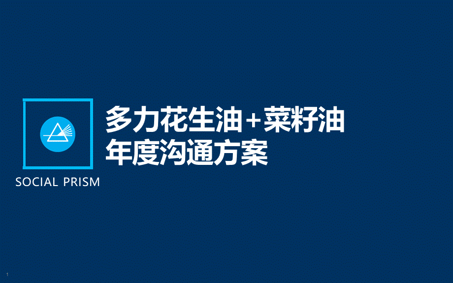 多力花生油媒介投放执行全案.pptx_第1页