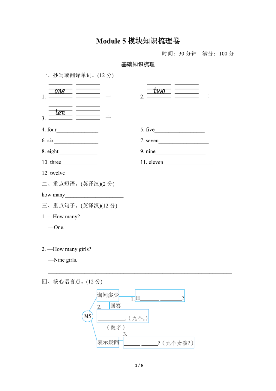 Module5模块知识梳理卷.doc_第1页