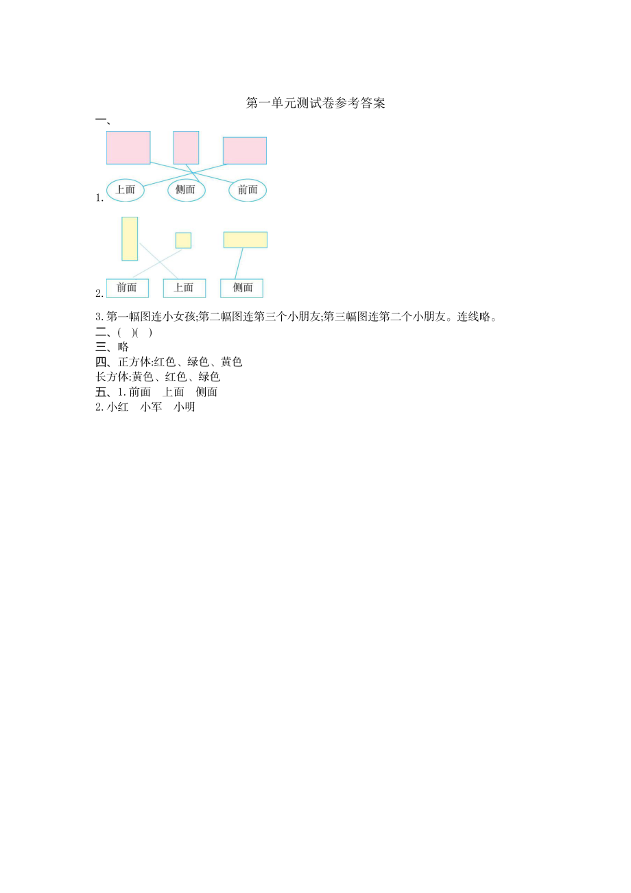 二（上）冀教版数学第一单元测试卷.1.doc_第3页