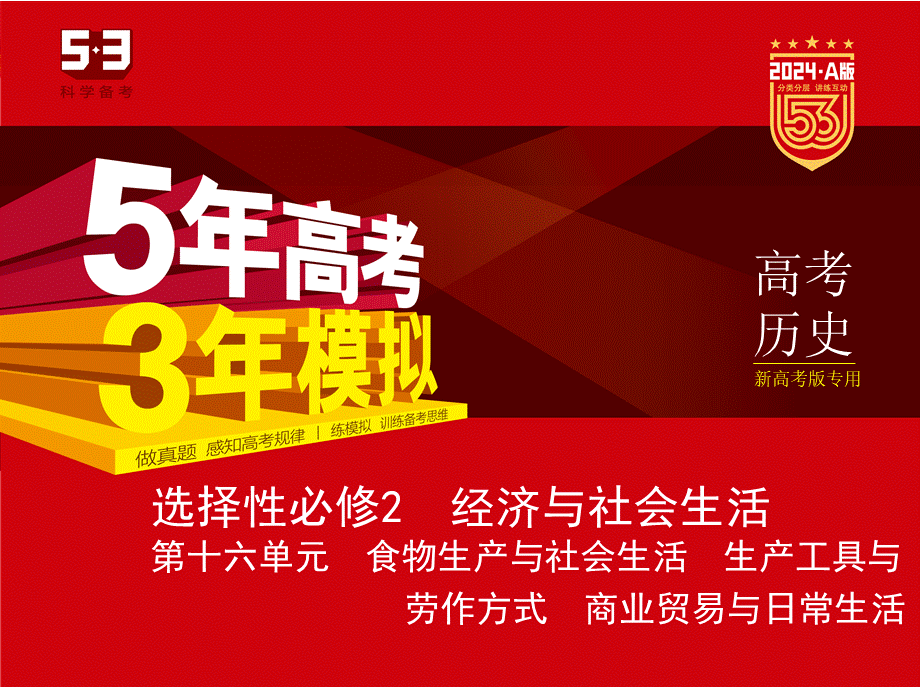 1_讲解部分PPT-16-第十六单元　食物生产与社会生活　生产工具与劳作方式　商业贸易与日常生活.pptx_第1页