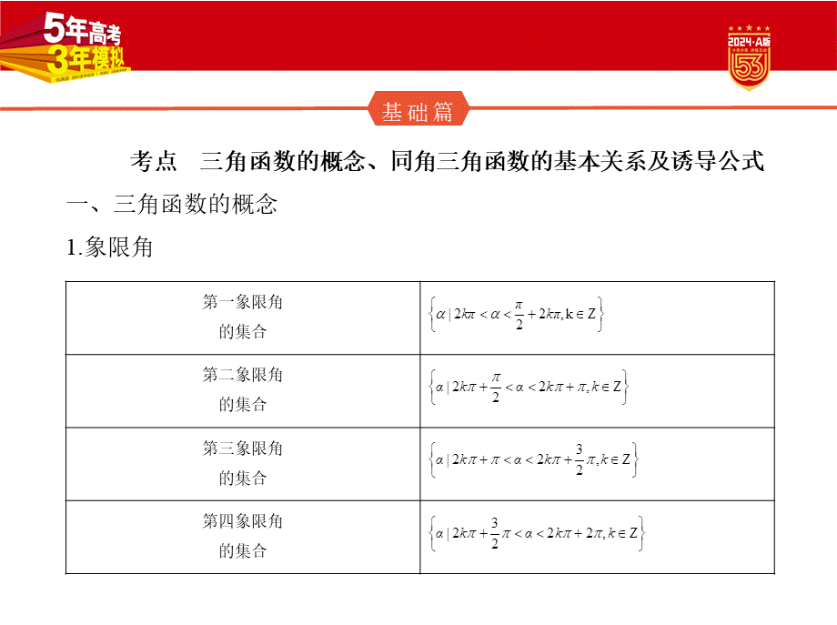 1_5.1　三角函数的概念、同角三角函数的基本关系及诱导公式.pptx_第2页