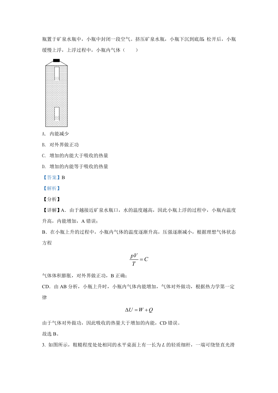 2021年高考真题【品优教学】物理（山东卷)（含解析版）（www.ximiyu.com）.doc_第2页