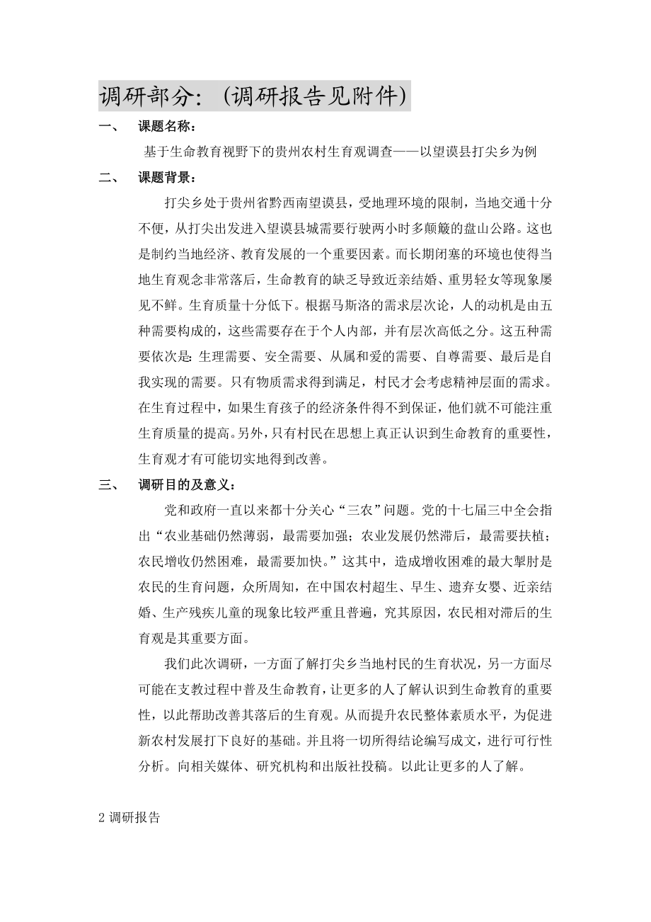 支教调研报告范例.doc_第1页