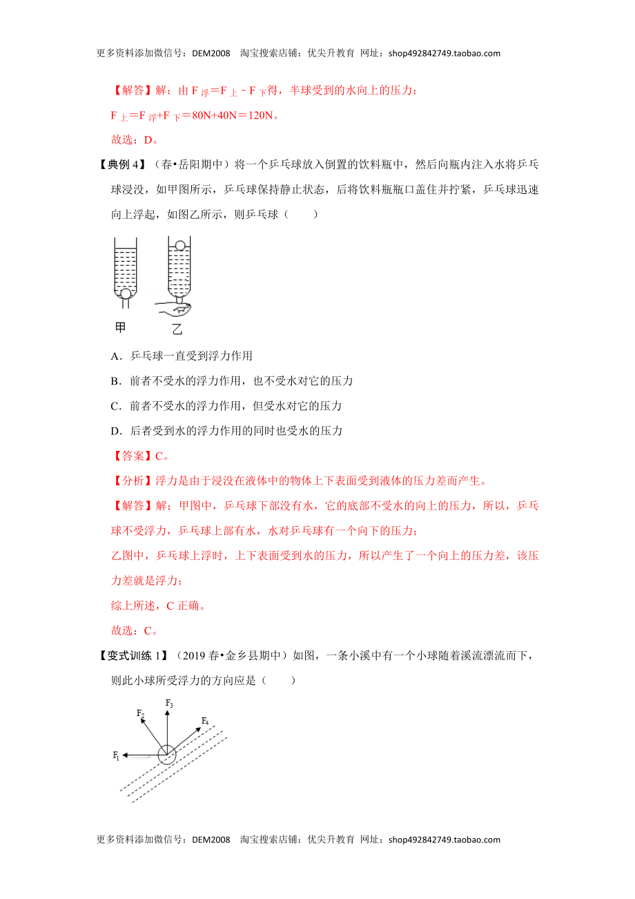 10.1 浮力（解析版）.docx_第3页