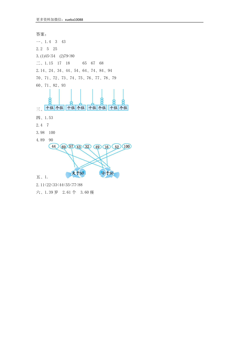 一（下）冀教版数学第三单元测试卷.2.docx_第3页