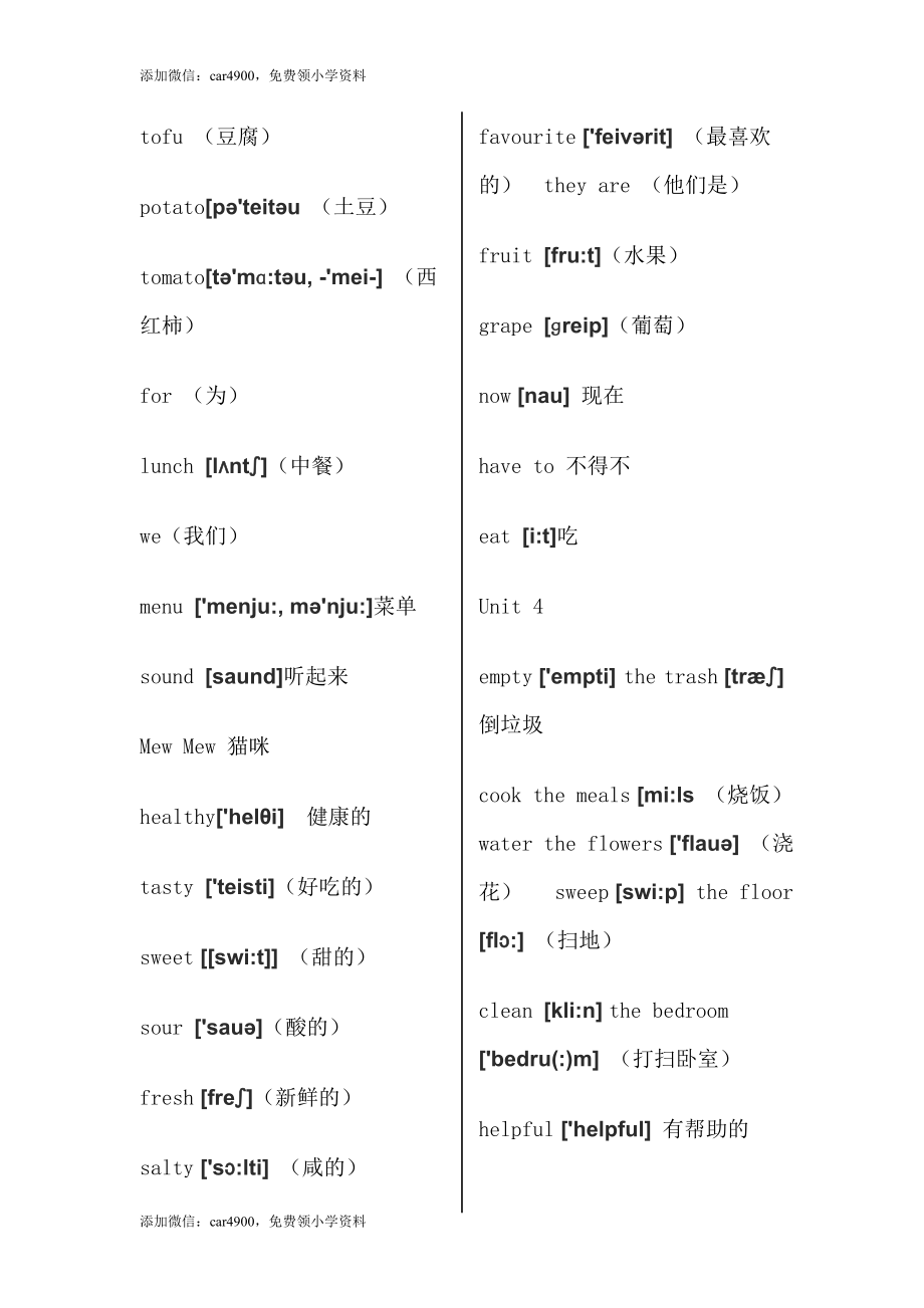 人教版小学英语五年级单词表(带有音标).doc_第3页