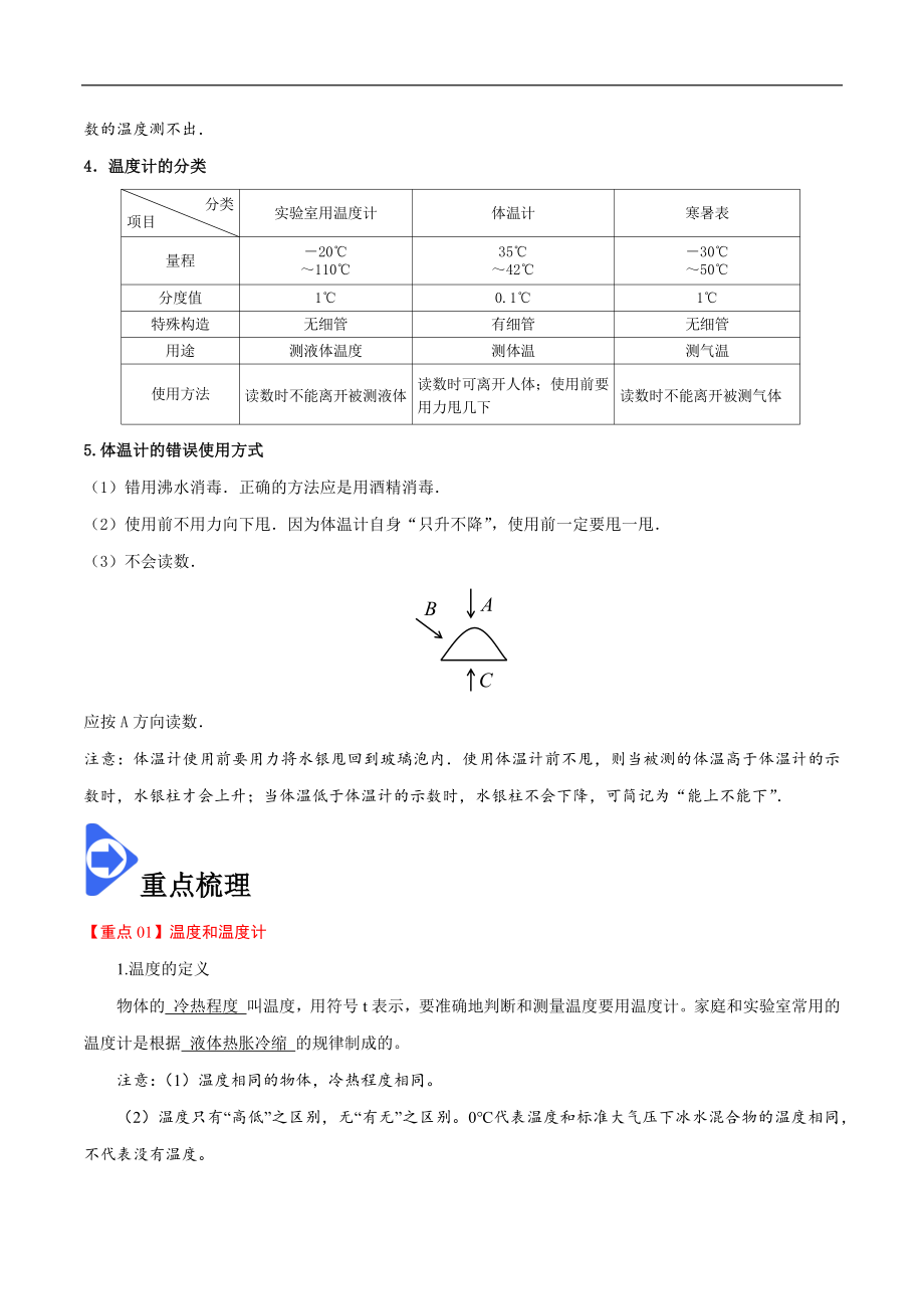 3.1 温度-2020-2021学年八年级物理上册同步课堂帮帮帮（人教版）(15144519).docx_第2页