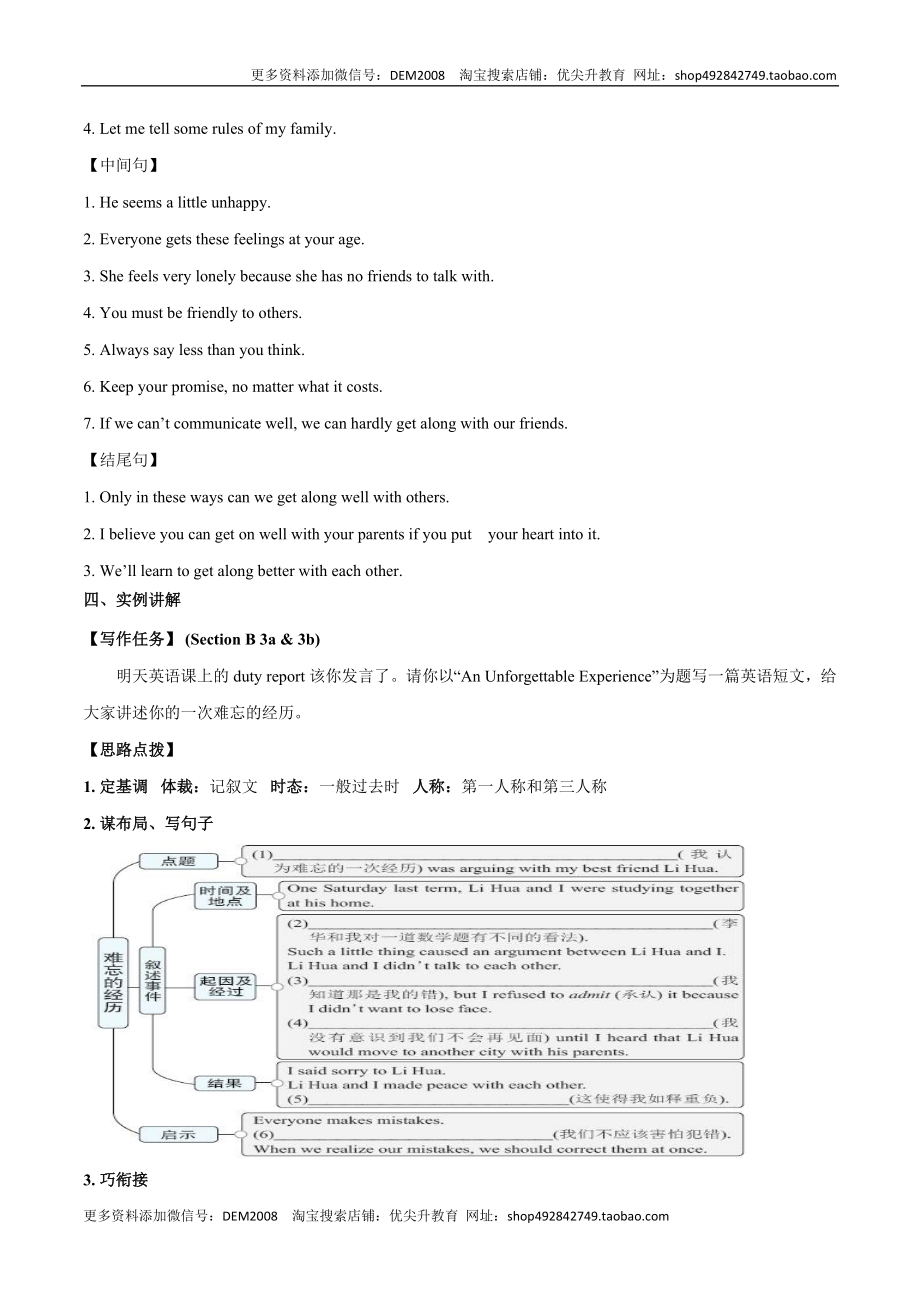 专题11 九全Unit11写作主题：情感（人教版）.docx_第3页