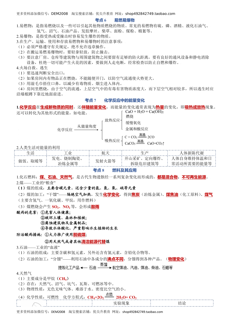 第七单元燃料及其利用-九年级化学上册单元复习知识清单.docx_第3页