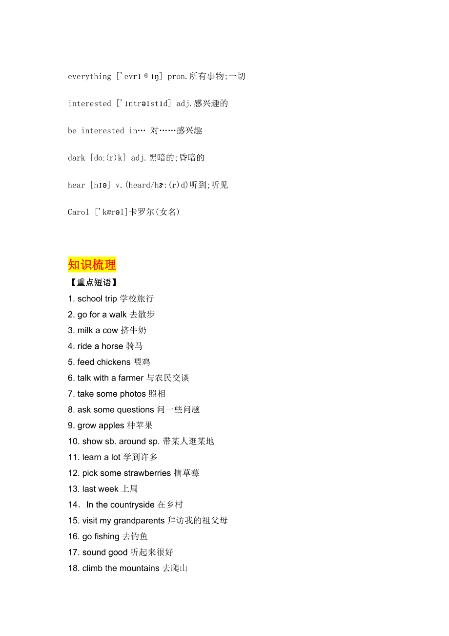 七年级英语下册Unit 11重点知识汇总.docx_第3页