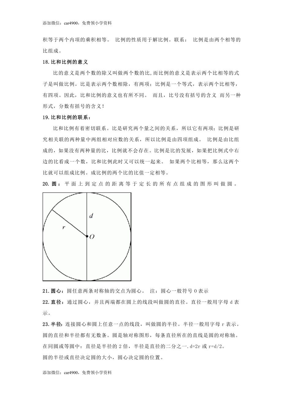 【人教数学】小学六年级数学知识点归纳.doc_第3页