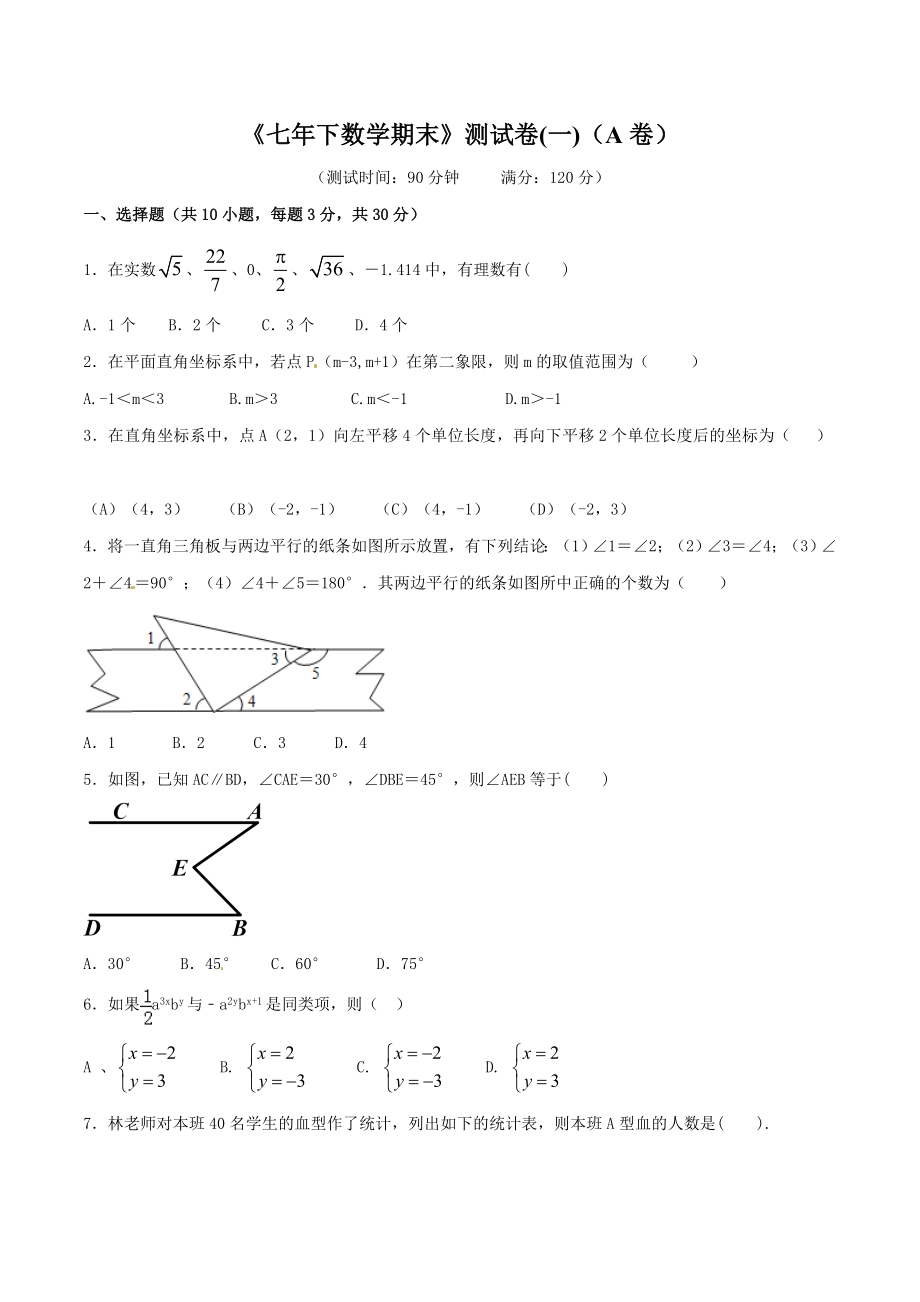 期末测试卷01（A卷）.doc_第1页