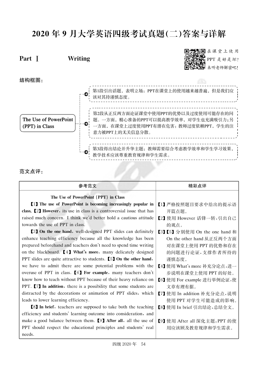 2020.09英语四级解析第2套.pdf_第1页