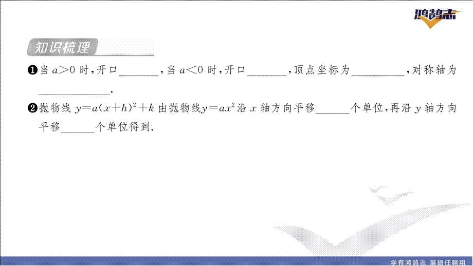 第3课时 二次函数y=a（x+h）²+k的图象和性质.pptx_第3页