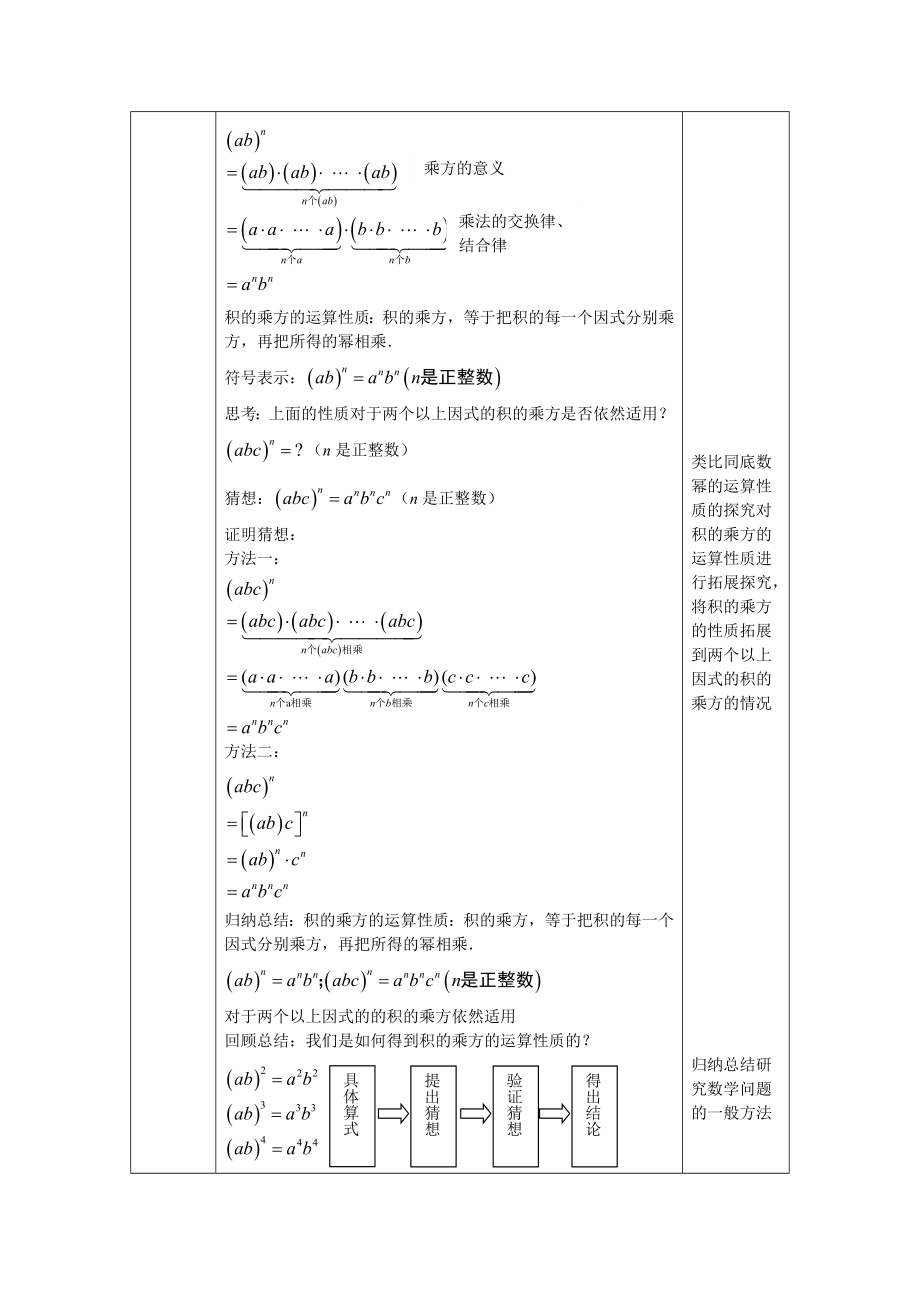 【公众号dc008免费分享】0527 积的乘方（第一课时）-1教案.docx_第3页