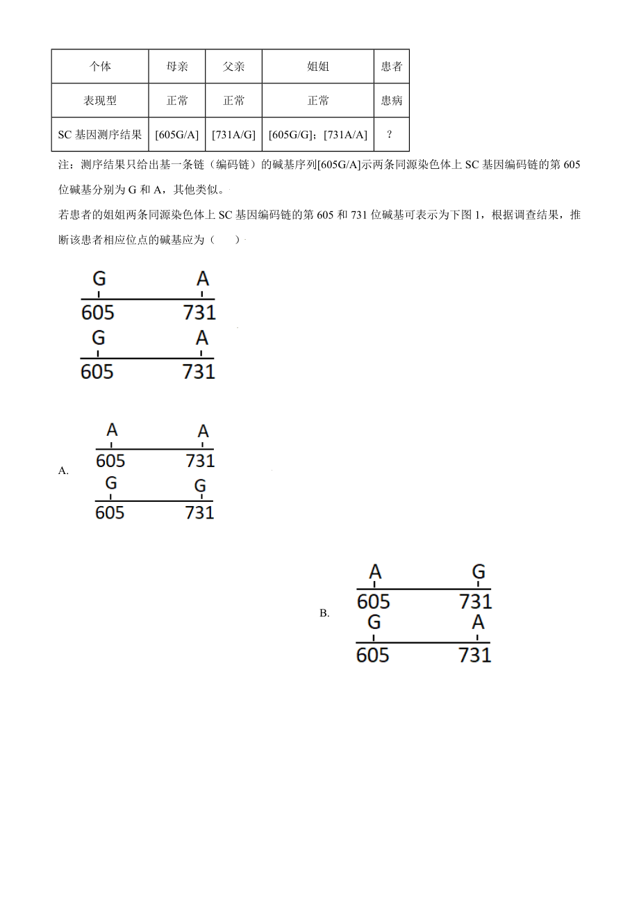 2021年天津市高考生物试卷（原卷版）.doc_第3页