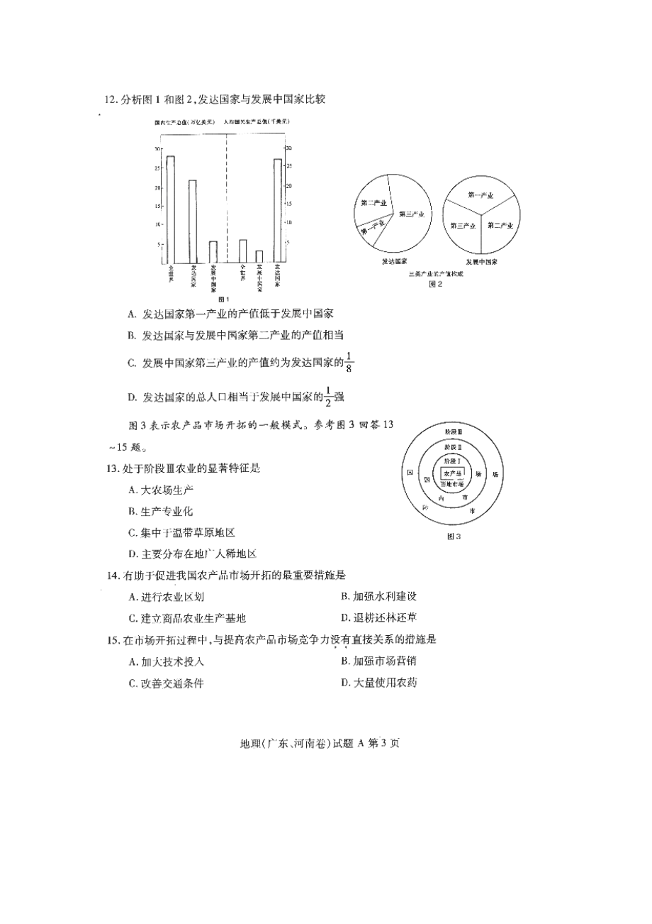 2001年广东高考地理真题及答案(图片版).doc_第3页