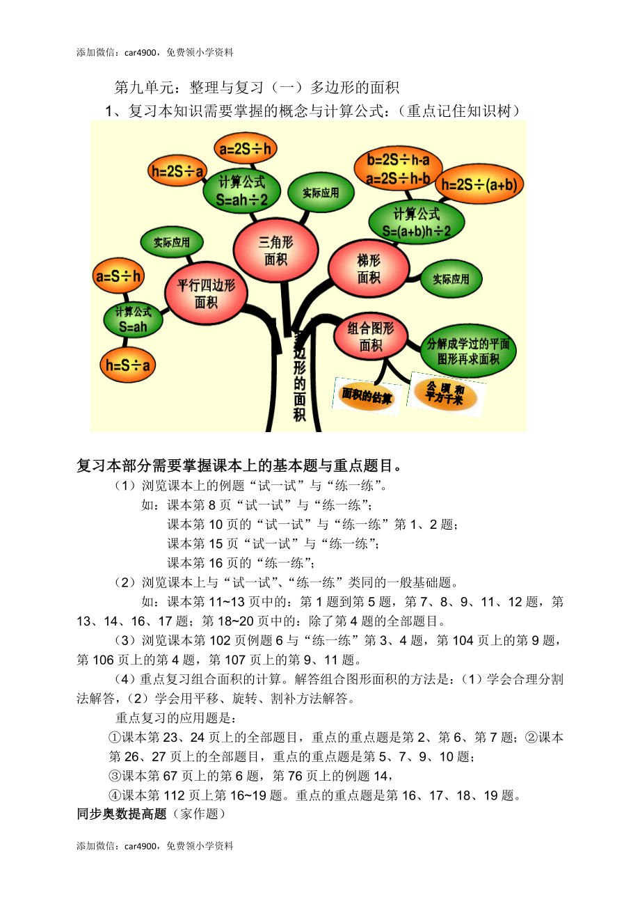 五年级上数学一课一练-2多边形面积-苏教版1.doc_第1页