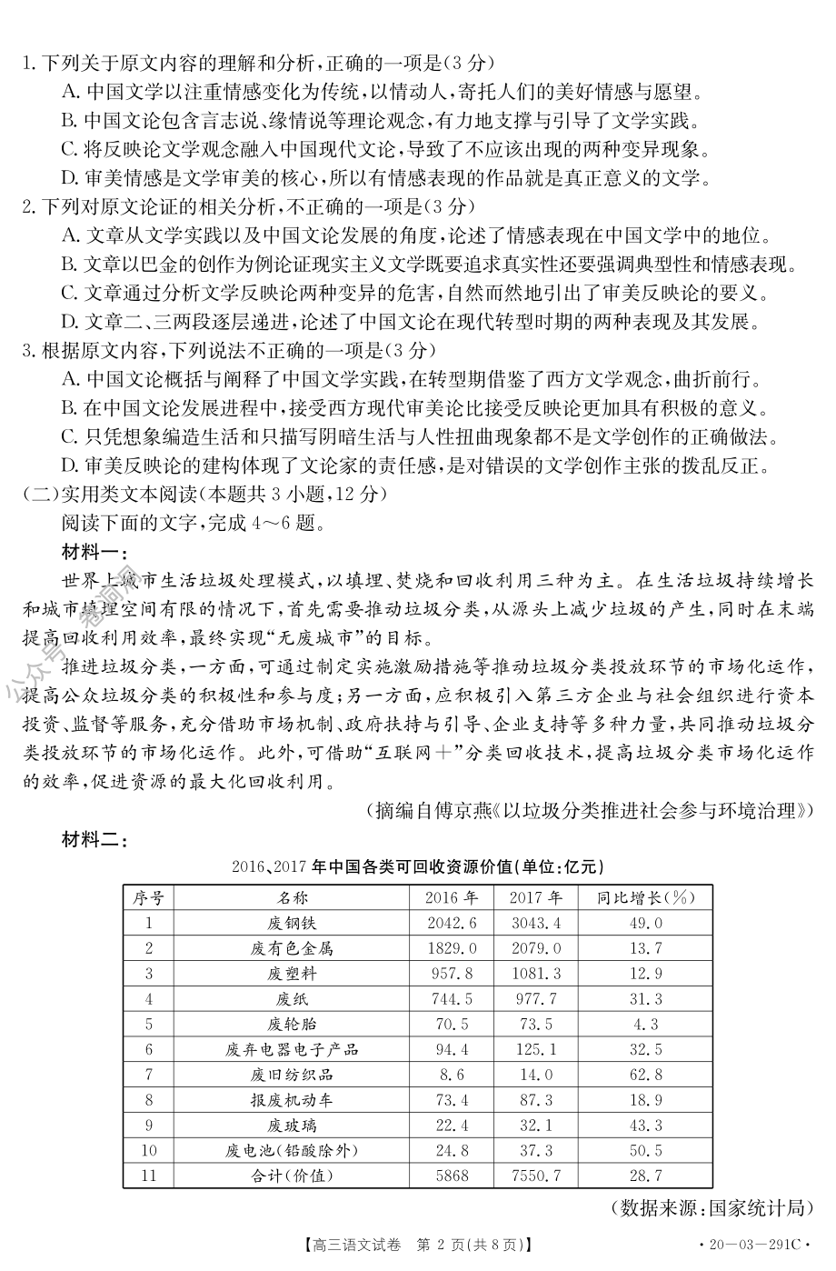 语文试题.pdf_第2页