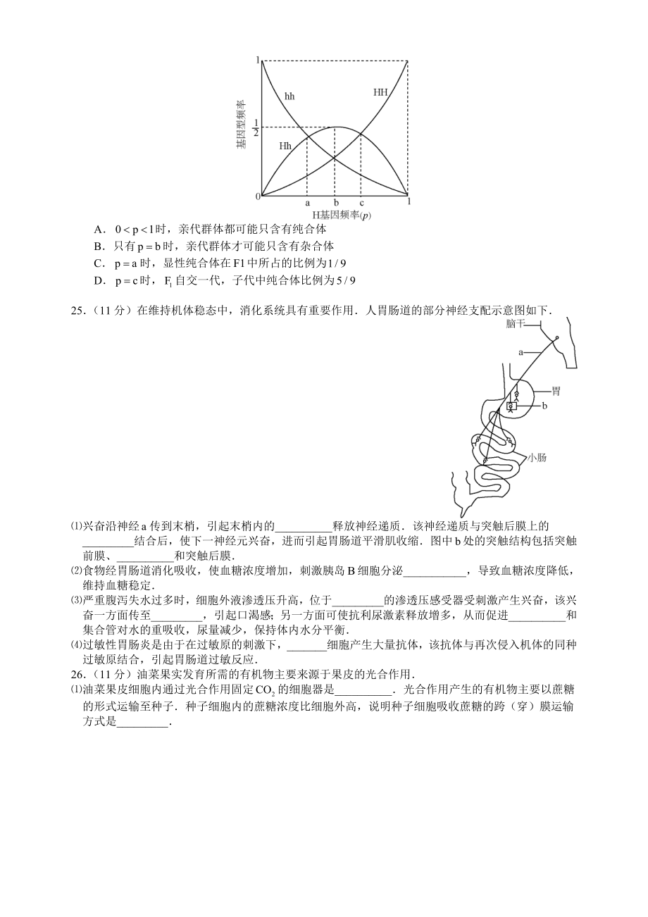 2015年高考生物真题（山东自主命题）（解析版）.docx_第2页