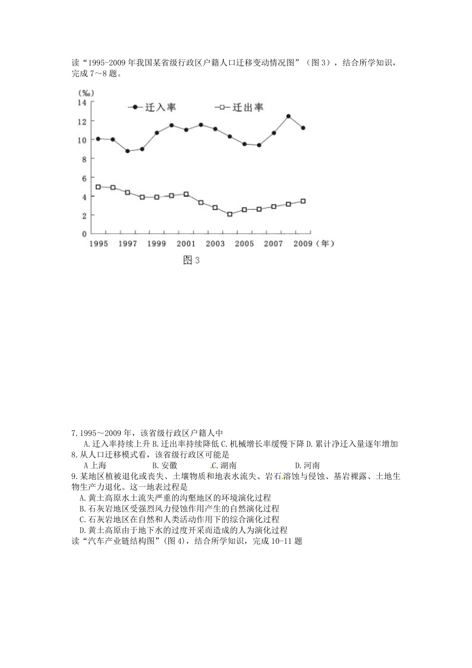 2011年高考地理真题（广东自主命题）.docx_第2页