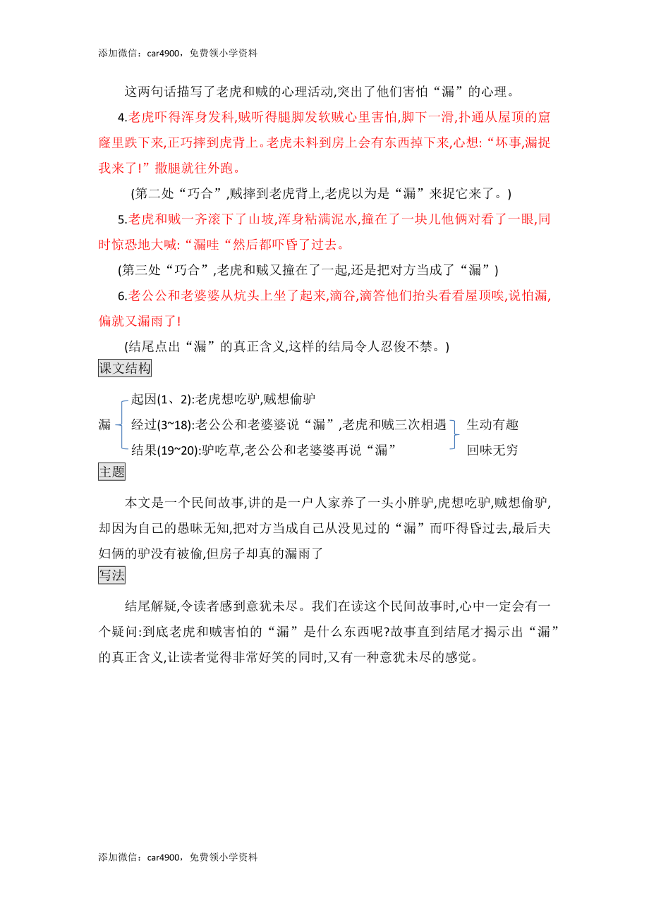 三年级下册语文素材- 27.漏知识点总结课堂笔记 人教（部编版）.docx_第2页