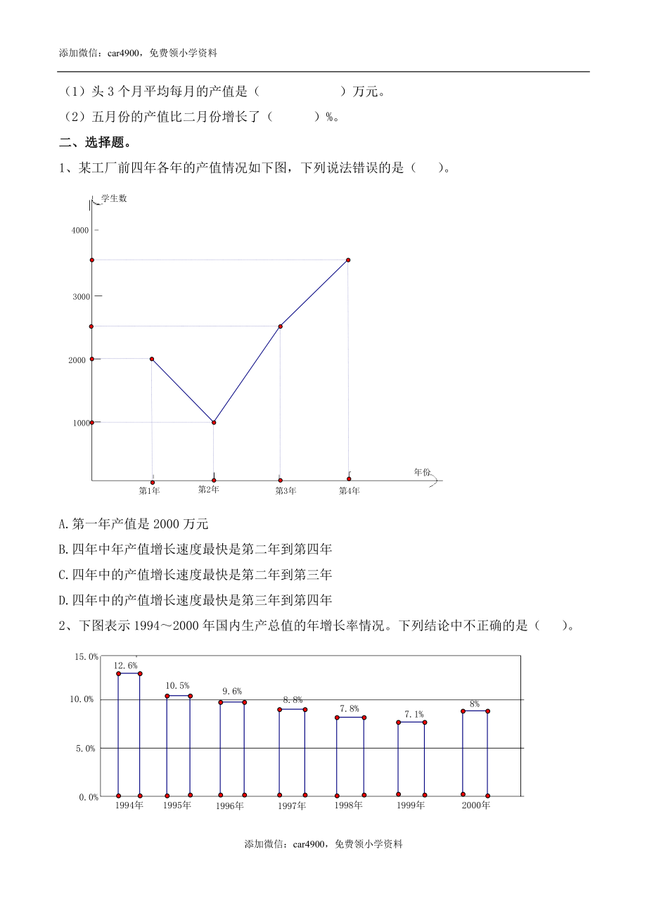 《选择合适的统计图表示数据》基础习题2.doc_第2页