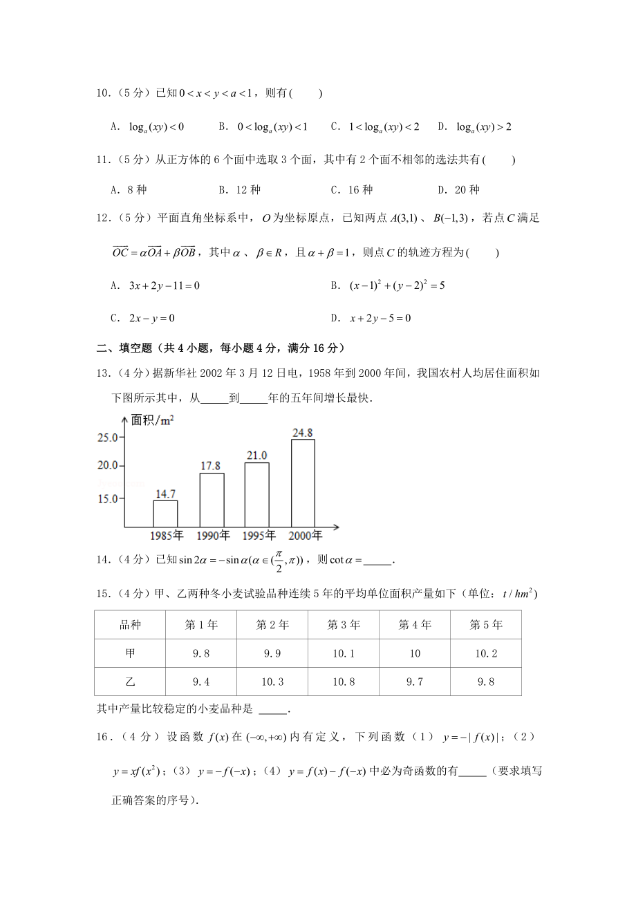 2002年天津高考文科数学真题及答案.doc_第2页