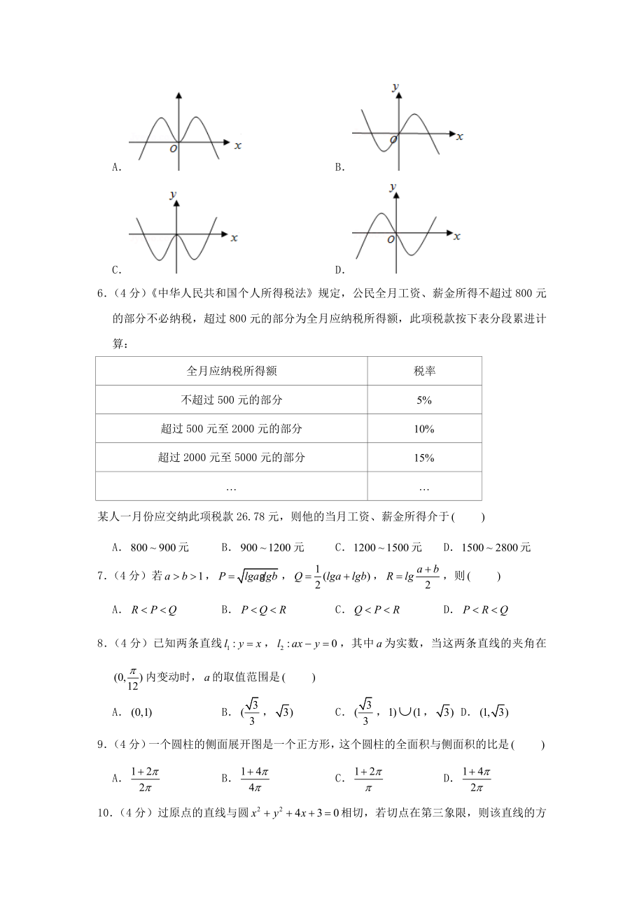 2000年高考数学真题（文科）（江西自主命题）.doc_第2页