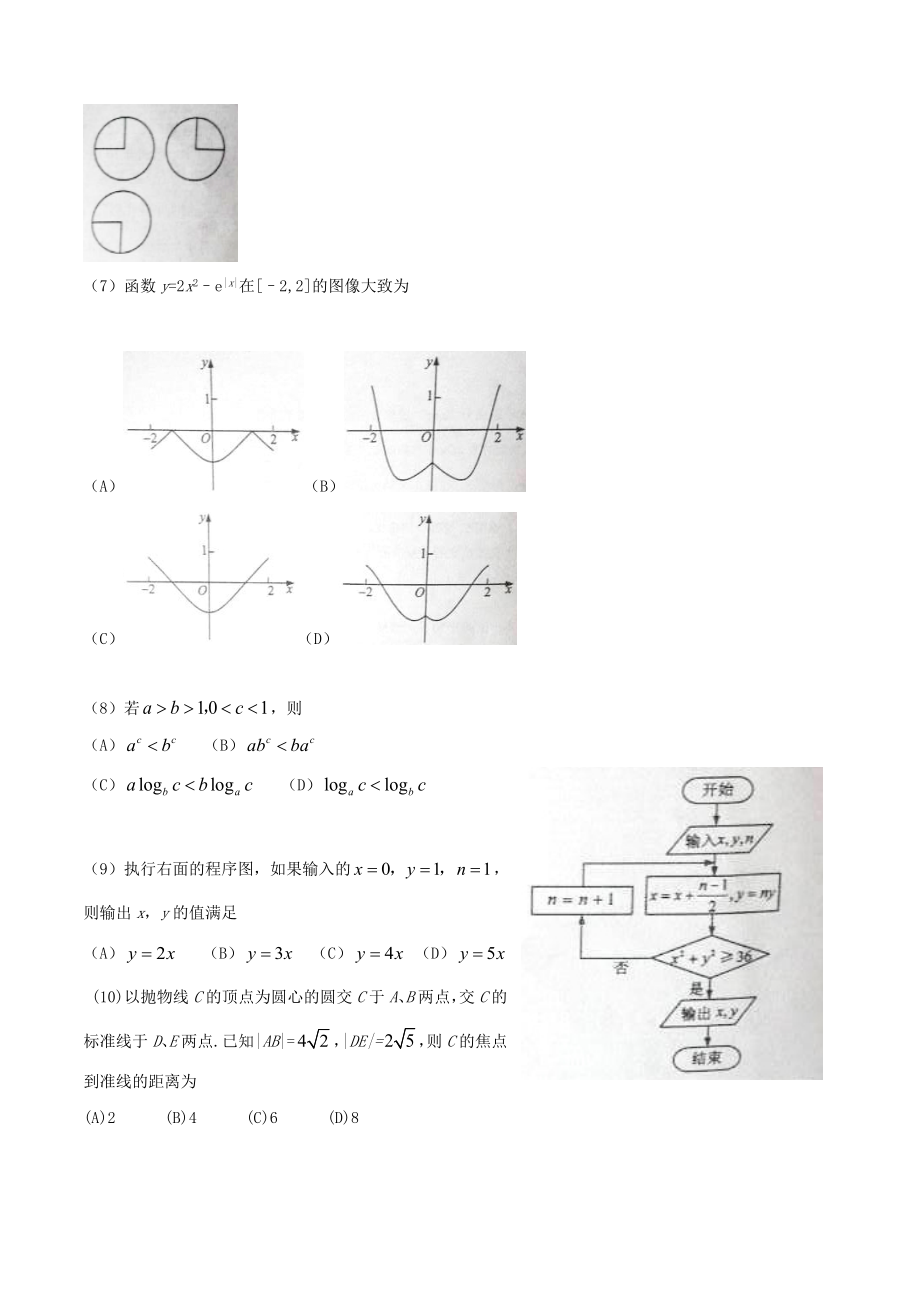 2016年江西高考理数真题及答案.doc_第2页