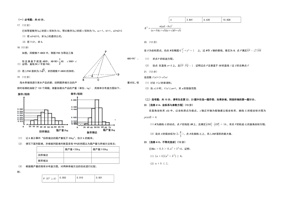 2017年海南省高考数学试题及答案（文科）.doc_第2页