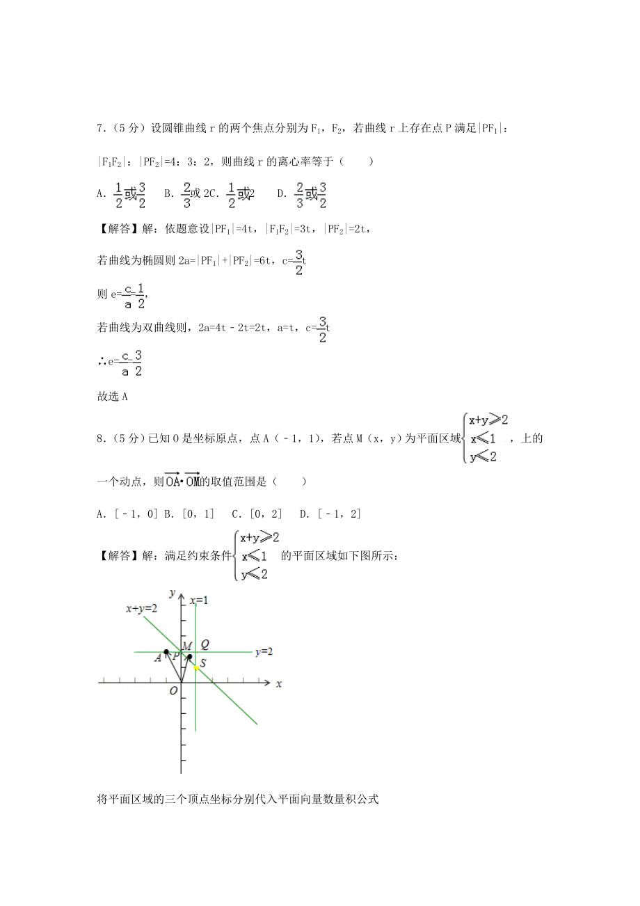 2011年高考数学真题（理科 ）（福建自主命题）.doc_第3页