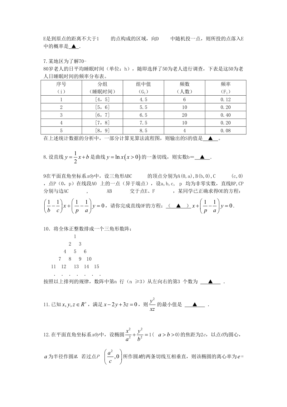 2008年高考数学真题（ 江苏自主命题）.doc_第2页