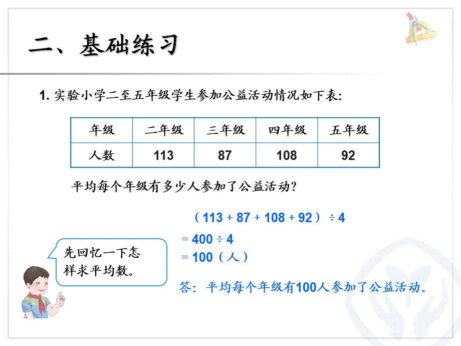 总复习（平均数与条形统计图、鸡兔同笼）.ppt_第3页