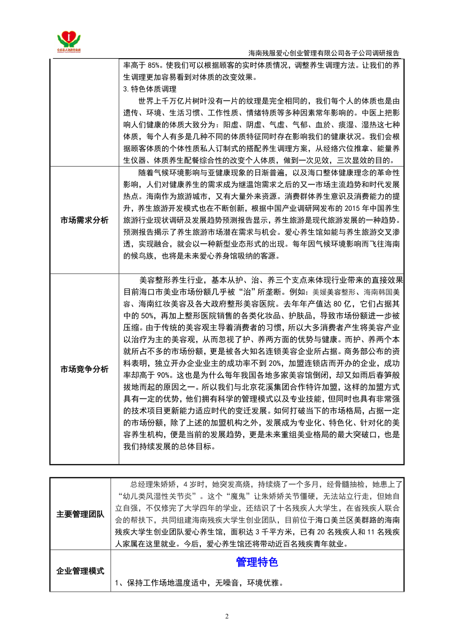 标准美容院馆商业计划书.doc_第2页