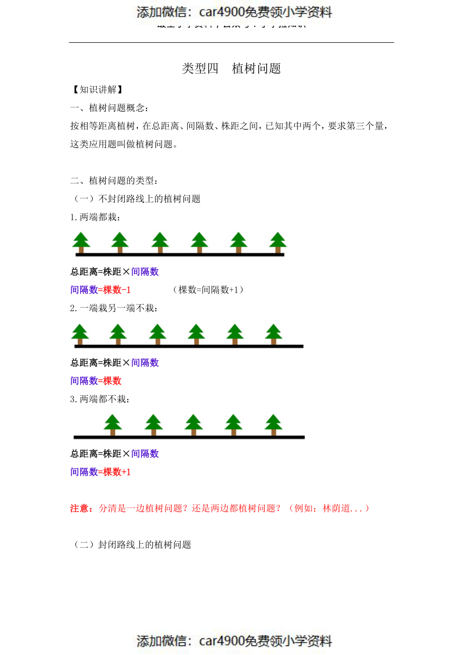 【精品】五年级（上）数学应用题及解析-类型4植树问题17页（）.pdf_第1页