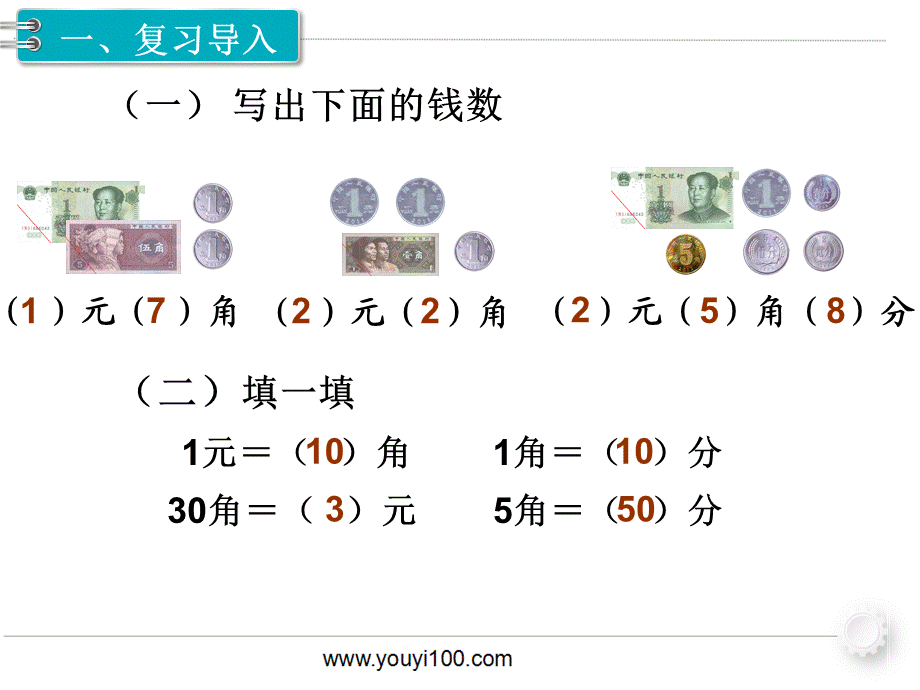 第五单元 第2课时认识人民币（2）.pptx_第2页