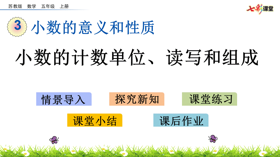 3.2 小数的计数单位、读写和组成.pptx_第1页