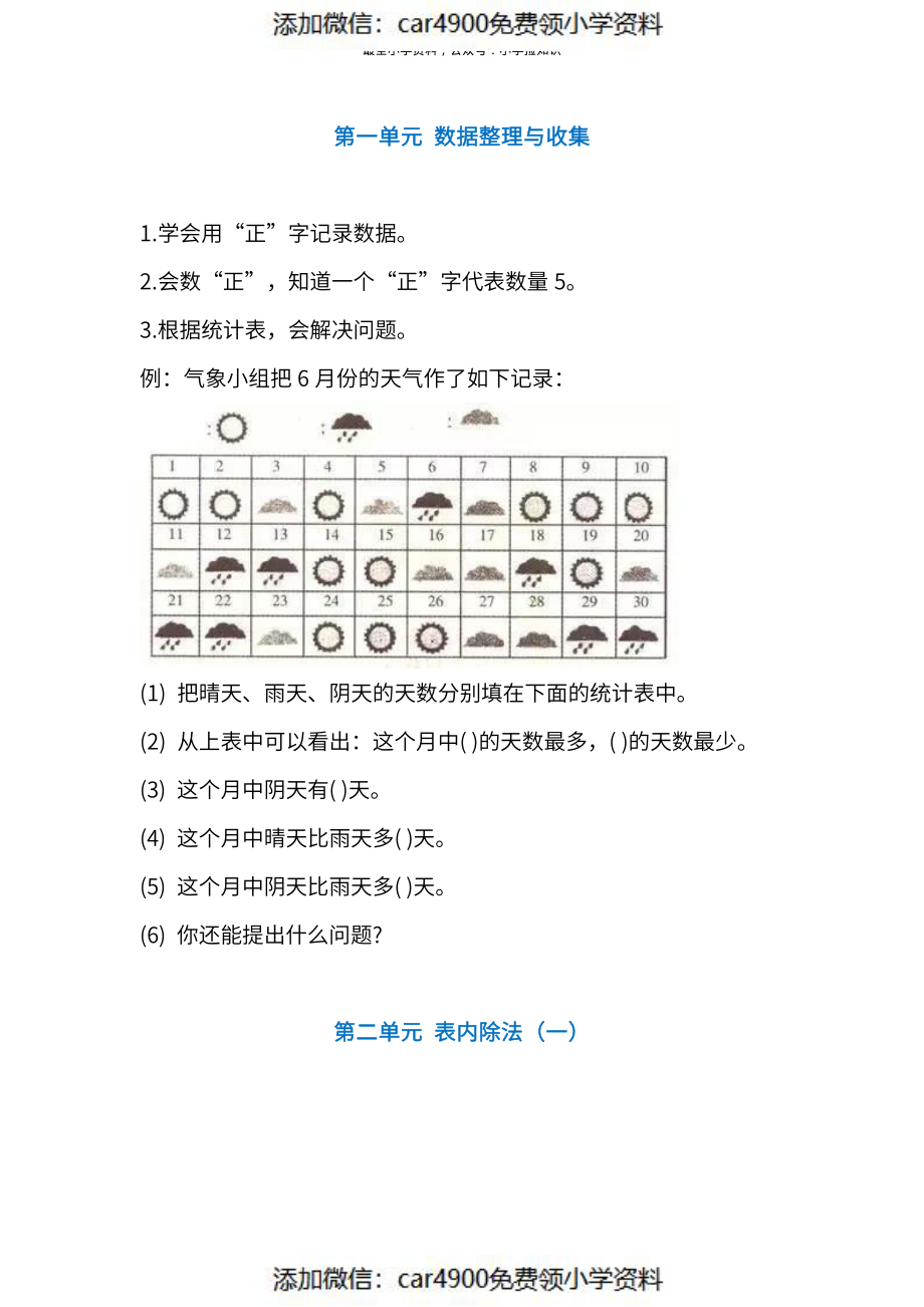 人教版小学二年级数学下册期中知识点复习（）.pdf_第1页