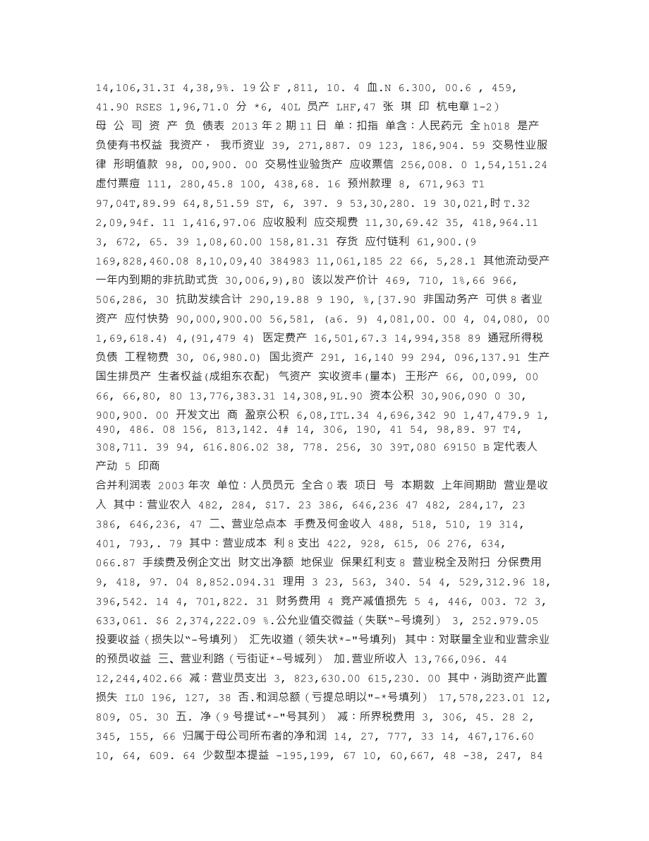 430758_2013_四联智能_2013年度财务会计报告_2014-06-06.txt_第2页