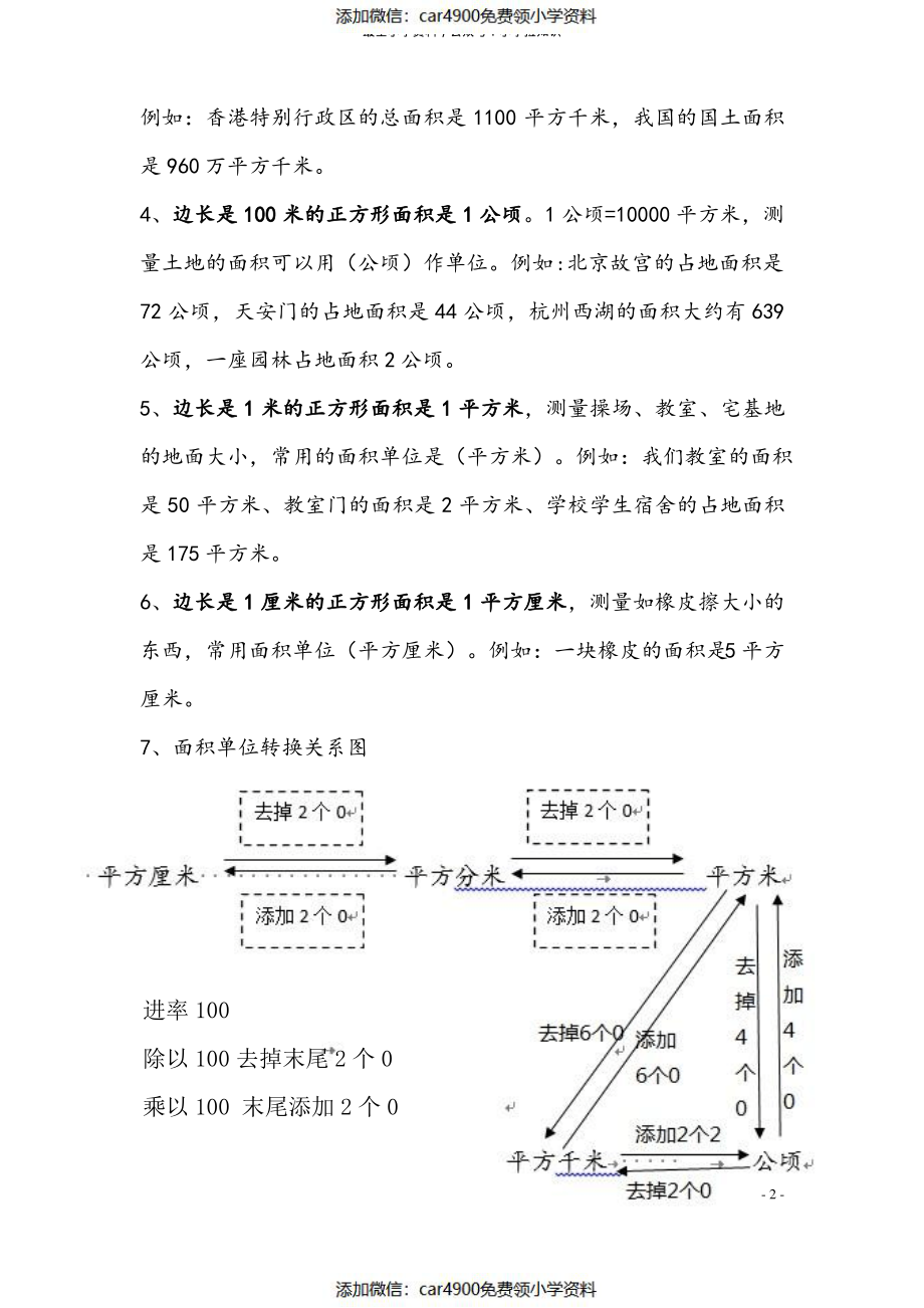 人教版四年级上册数学笔记(2019年10月更新)（）.pdf_第2页