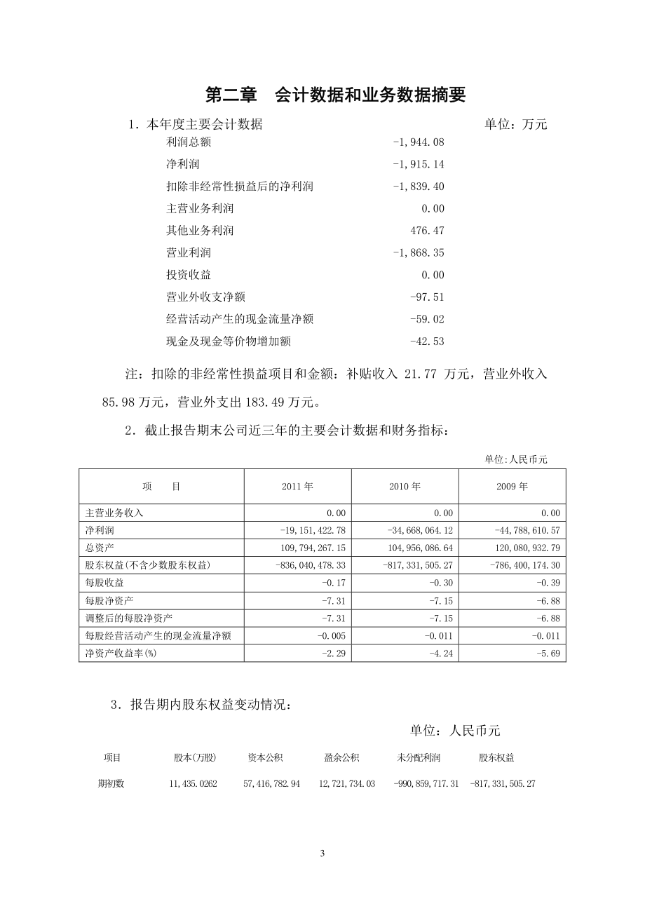 400018_2011_银化3_2011年年度报告_2012-04-23.pdf_第3页