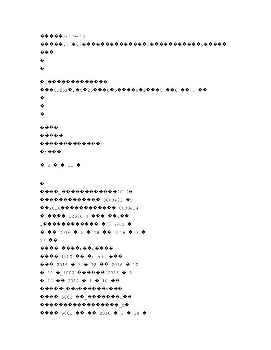 838586_2016_三信防务_2016年年度报告_2017-04-25.txt_第1页