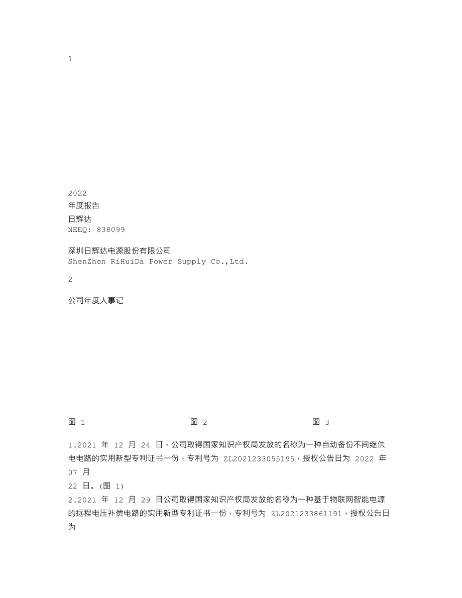 838099_2022_日辉达_2022年年度报告_2023-04-25.txt_第1页