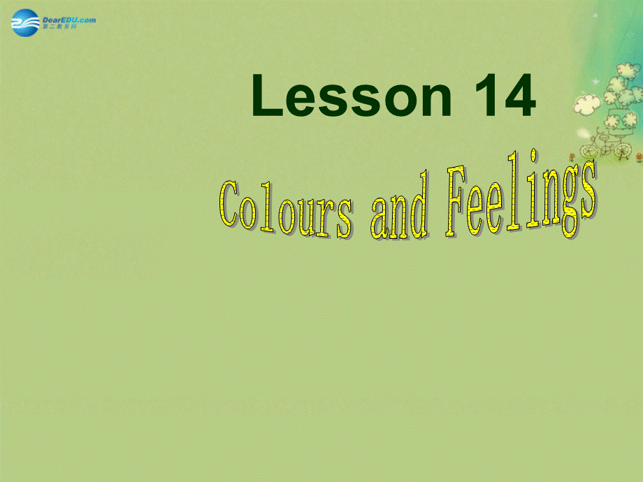 冀教初中英语七上《Lesson 14 Colours and Feelings》PPT课件 (1).ppt_第1页